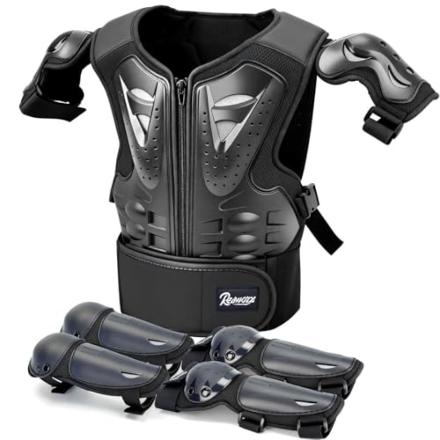 Chest Protector Armor - Teenager Motorcycle Armor Vest Suit, Chest