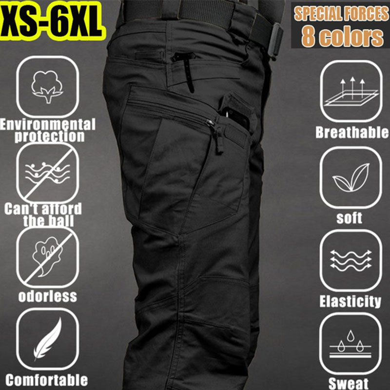 Motorcycle Gear Pants - Men's Tactical Cargo Pants 6XL Plus