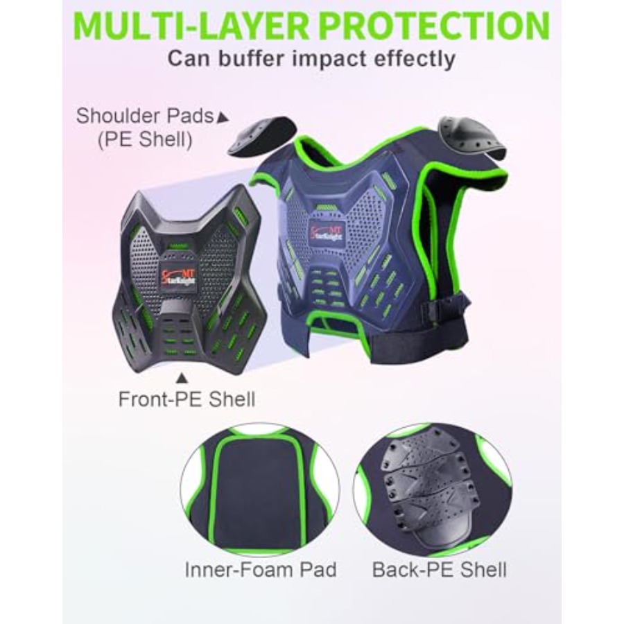 Dirt Bike Gear - Youth Motorcy - Chest Protector Armor ulasan dan harga
