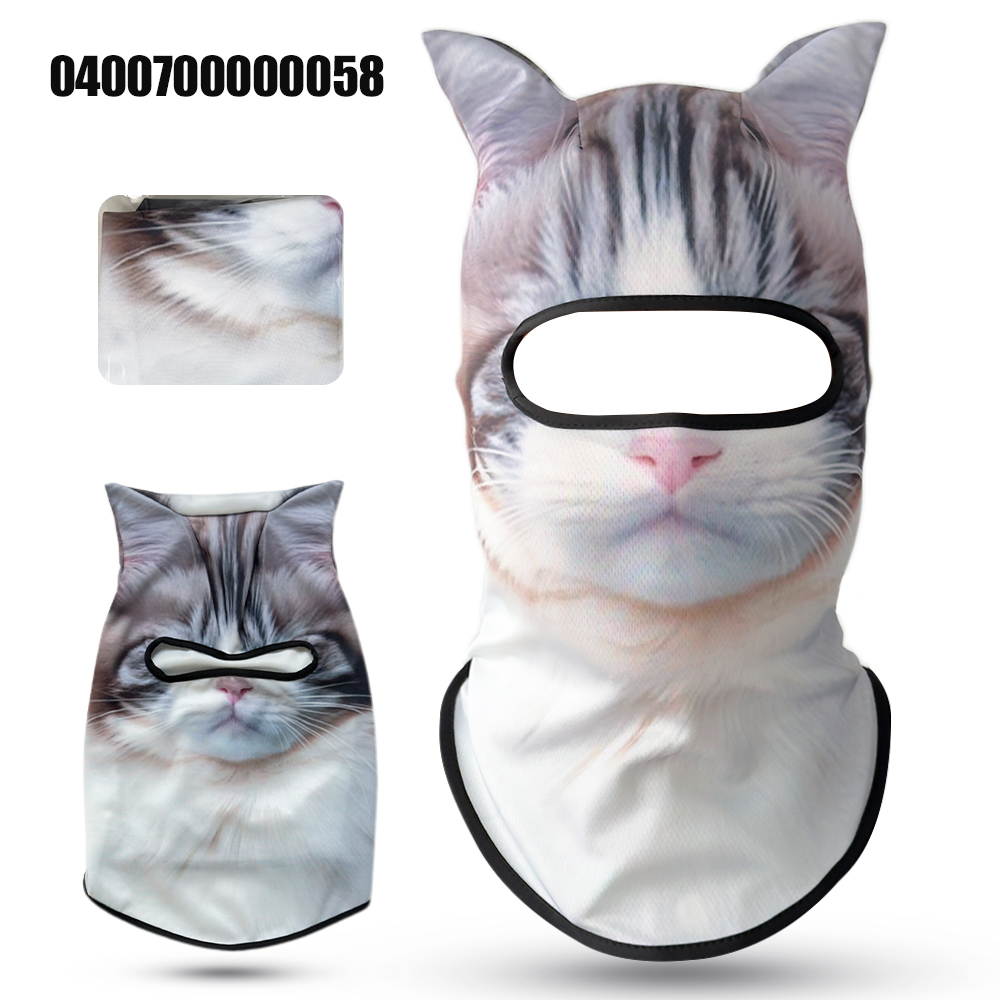 3D Animal Face Mask Motorcycle - Motorcycle Gear For Dogs ulasan dan harga