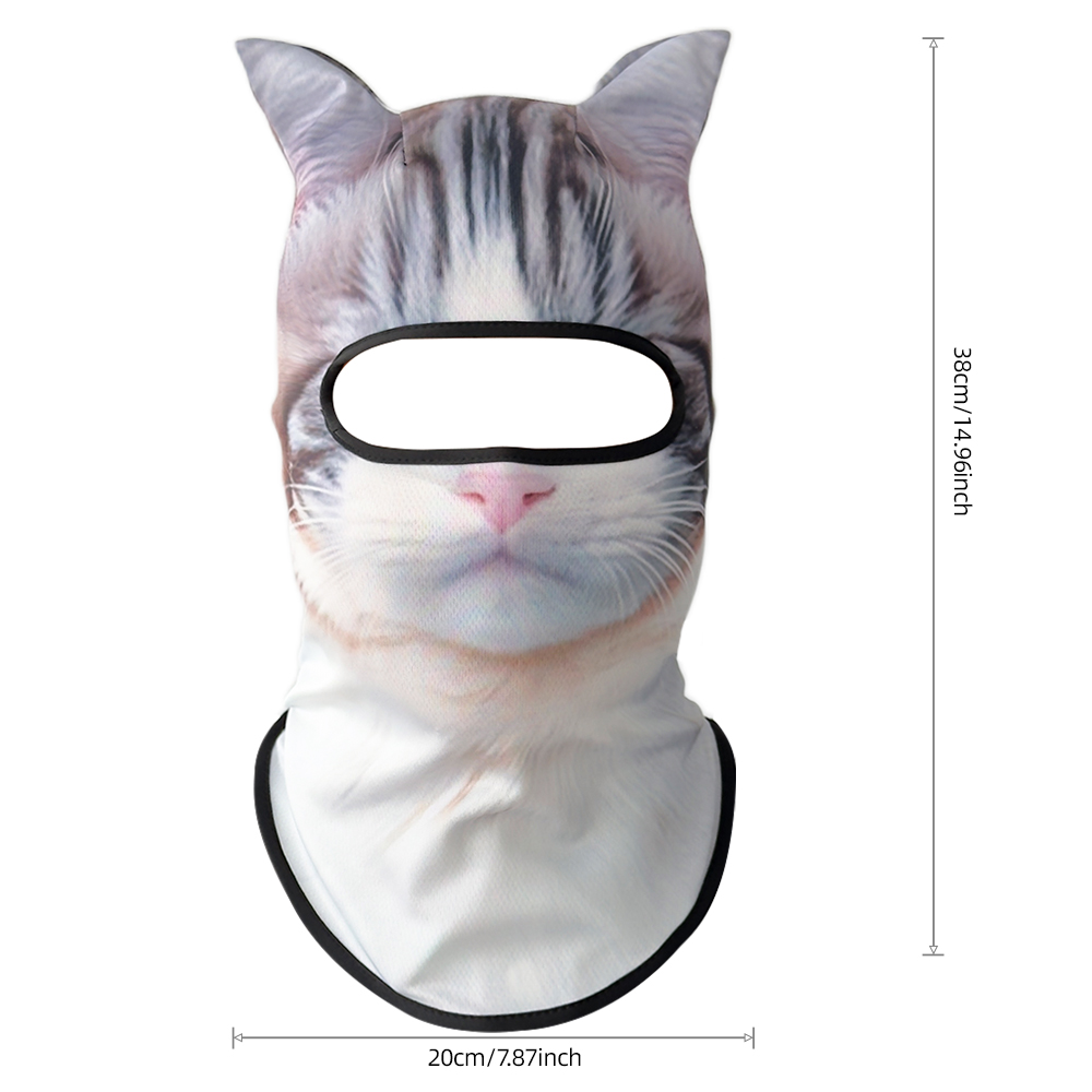 3D Animal Face Mask Motorcycle - Motorcycle Gear For Dogs ulasan dan harga