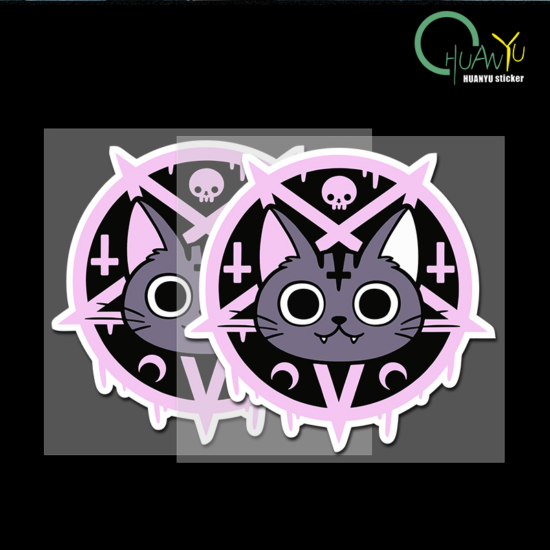 Cool purple black cat pattern  - Motorcycle Gear Pattern ulasan dan harga