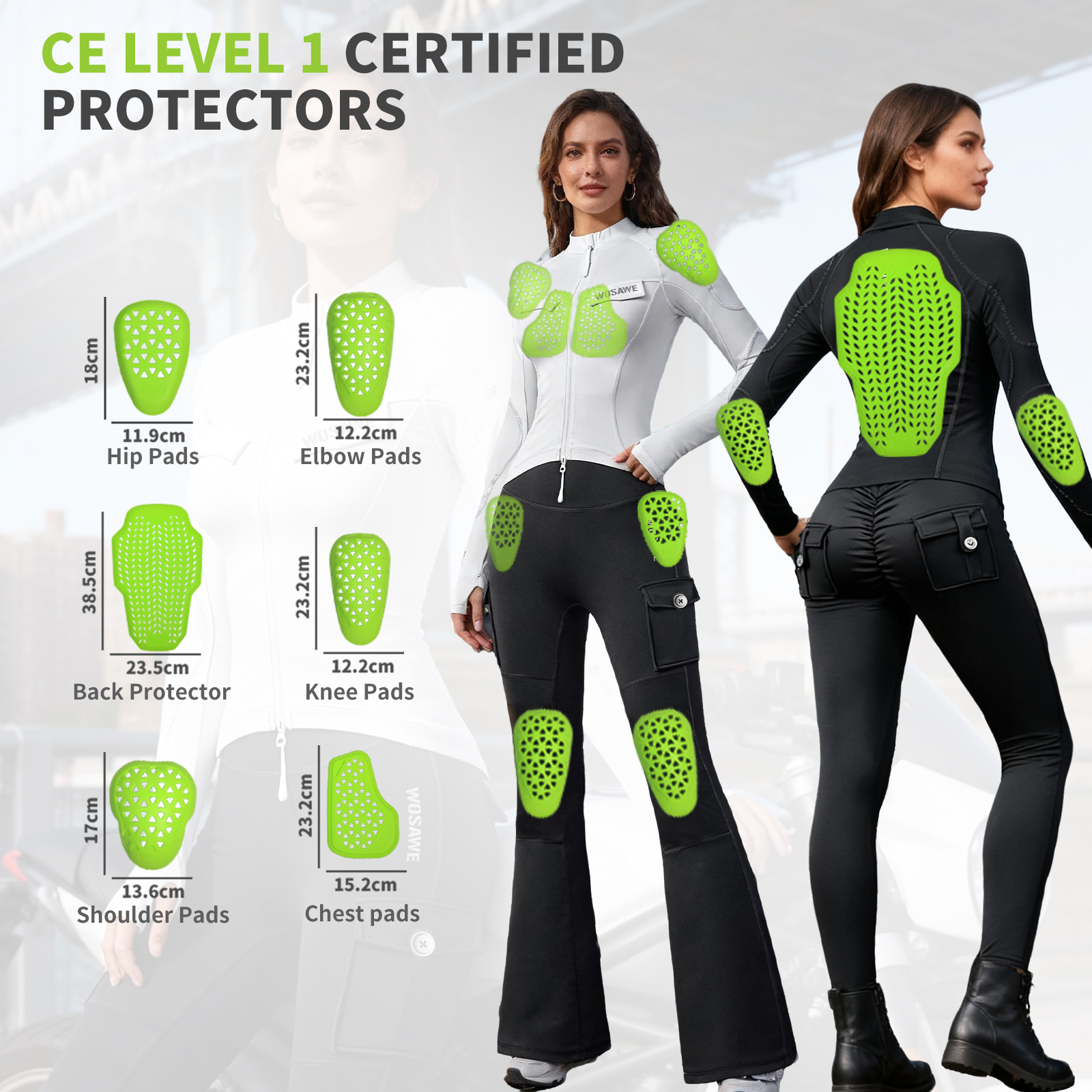 WOSAWE Motorcycle Jacket Inser - Motorcycle Gear For Sale ulasan dan harga