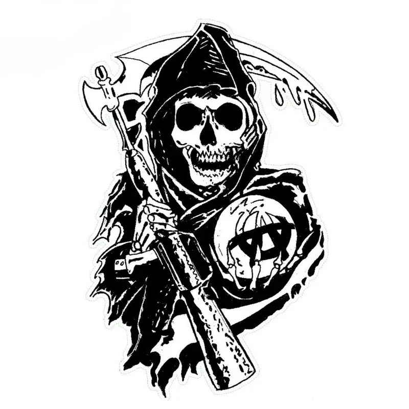 Car Sticker Sons of Anarchy An - Motorcycle Gear Pants ulasan dan harga