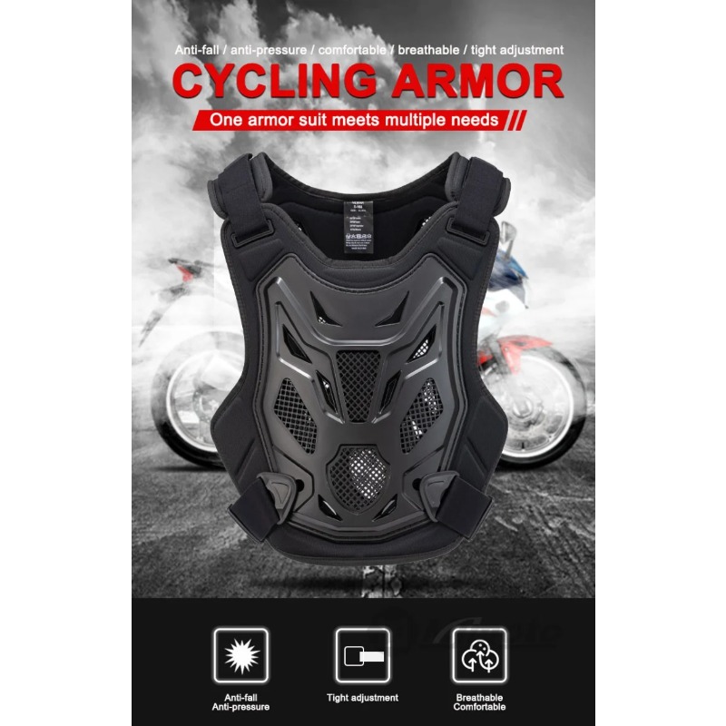 Motocross Body Armor Motorcycl - Chest Protector Armor ulasan dan harga