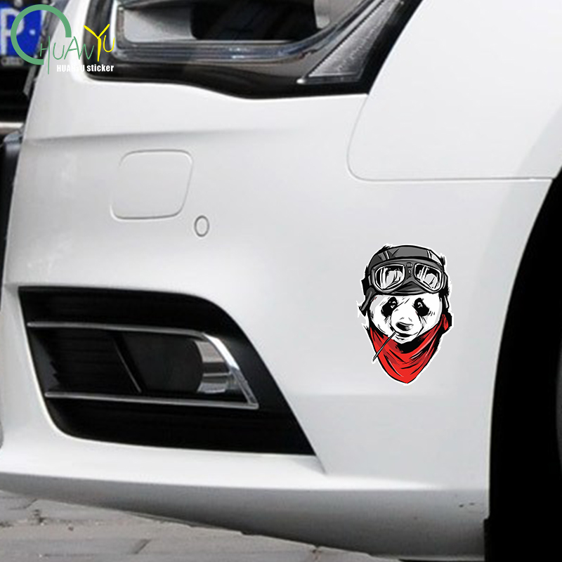 Panda bicycle cartoon car stic - Motorcycle Gear Pattern ulasan dan harga
