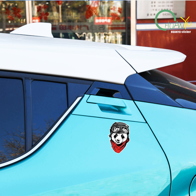 Panda bicycle cartoon car stic - Motorcycle Gear Pattern ulasan dan harga