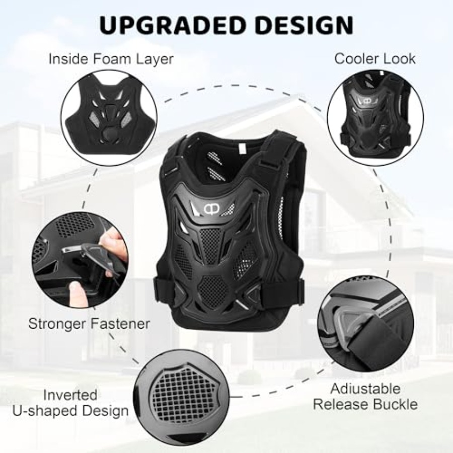 Dirt Bike Gear - Youth Motorcy - Chest Protector Armor ulasan dan harga
