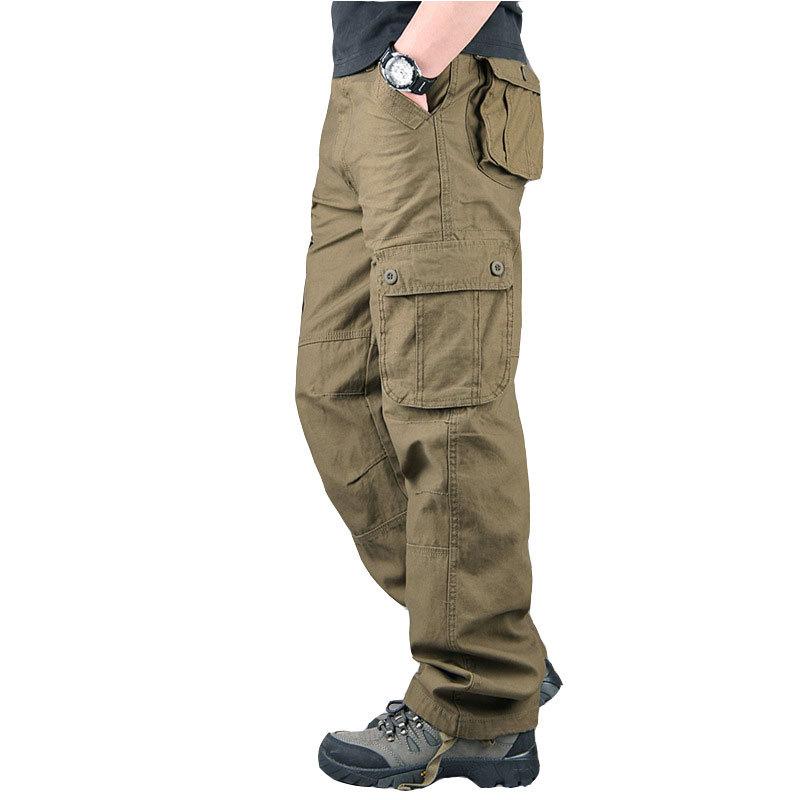 Tactical Cargo Pants Men Cotto - Motorcycle Gear Pants ulasan dan harga