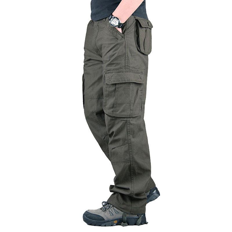 Tactical Cargo Pants Men Cotto - Motorcycle Gear Pants ulasan dan harga