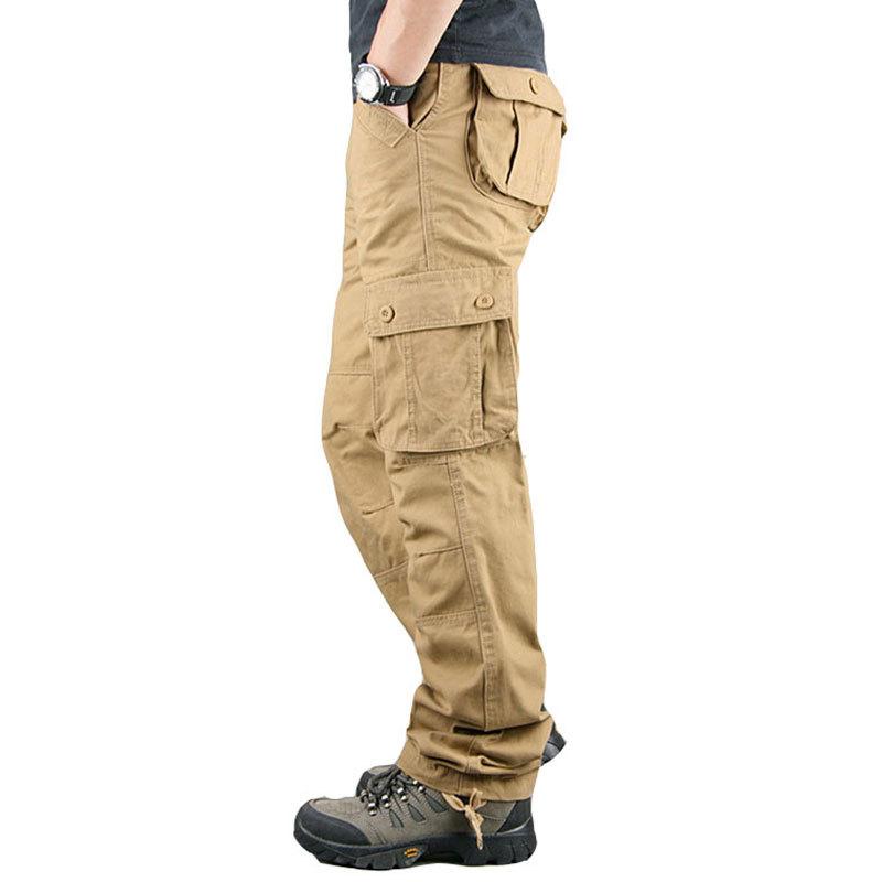 Tactical Cargo Pants Men Cotto - Motorcycle Gear Pants ulasan dan harga