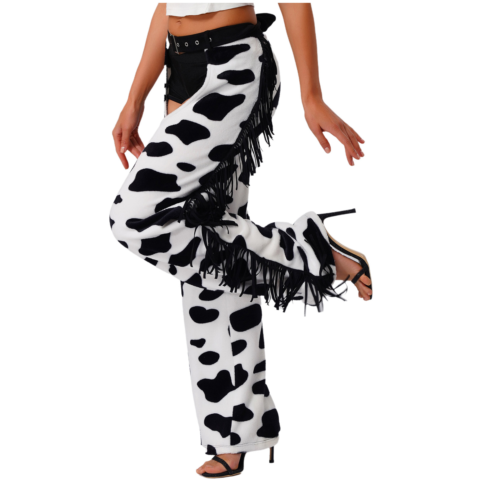 Womens Mens Western Cowboy Cha - Motorcycle Gear Pants ulasan dan harga