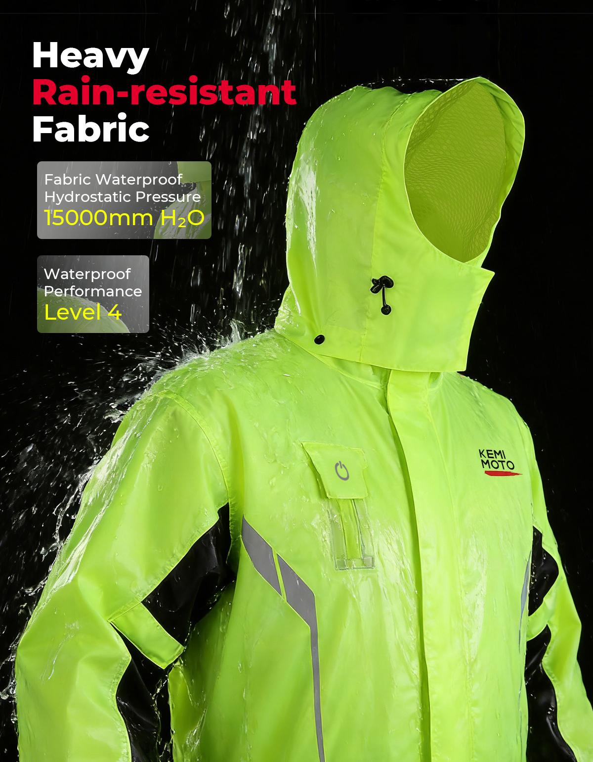 KEMIMOTO Unisex Waterproof Rai - Motorcycle Gear For Sale ulasan dan harga