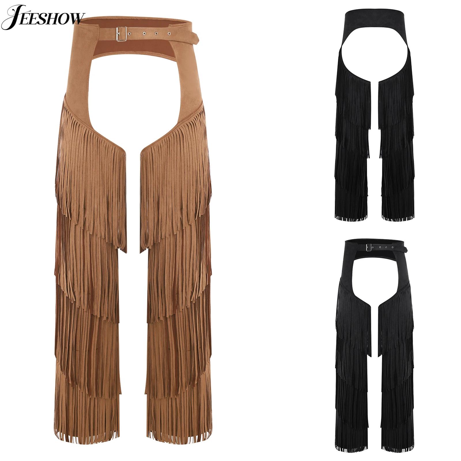 Mens Western Cowboy Chaps Fuax - Motorcycle Gear Pants ulasan dan harga
