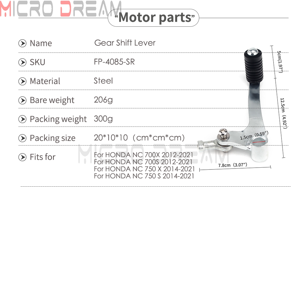 Gear Shift Lever Accessories L - Motorcycle Gear Honda ulasan dan harga